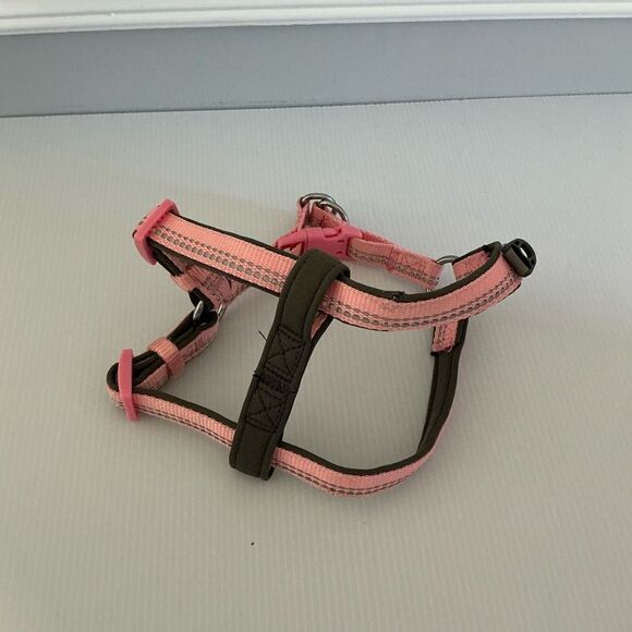 Blueberry Pet Pink and Black Dog Harness with reflective stripe - Picture 3 of 4